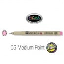 PIGMA Micron 05, Medium Bible Note Pen/Underliner, Pink