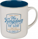 Mug: Kingdom Of God (Blue, Ceramic)