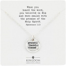 Pendant Necklace: Grateful, Thankful, Blessed (20in chain)