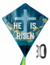 Kite: He Is Risen (Diamond, 35"x30")