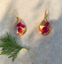 Earrings: Saint Therese Rose & Gold