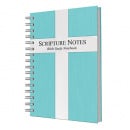 Scripture Notes Bible Study Notebook (Tiffany Blue)