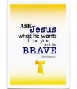 Ask Jesus Encouragement Card