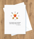 Greeting Card: Our Hearts Are Restless