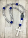 Marble & Blue Soft Rosary