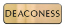 Badge: Deaconess Pin (Gold)