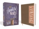 NIV Beautiful Word Bible, Updated Edition (with Peel/Stick Bible Tabs) Brown/Pink