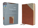 NIV Thinline Bible (Brown Leathersoft)