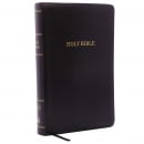 KJV Reference Bible, Personal Size Giant Print, Leather-Look, Black, Red Letter Edition