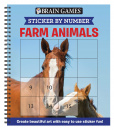 Sticker by Number: Farm Animals 