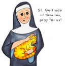 Magnet: St. Gertrude Nivelles