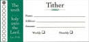 Tither Offering Envelope (100 Per Box)