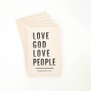 Tea Towel: Love God Love People