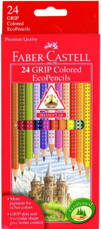 Faber-Castell Triangle Grip 24PK