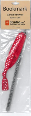 "As for me and my household, we will serve the Lord." Joshua 24:15 Bookmark Ribbon