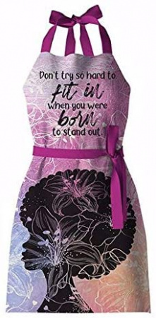 African American Expressions Apron: Born to Stand Out
