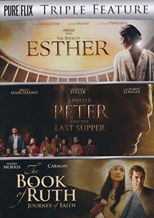 Pure Flix Triple Feature: Esther, Apostle Peter and the Last Supper, and The Book of Ruth (3 DVD Set)
