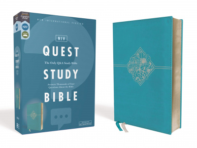 NIV Quest Study Bible (Teal): The Only Q and A Study Bible