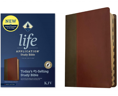 KJV Life Application Study Bible 3rd Edition (Brown/Mahogany, Indexed)