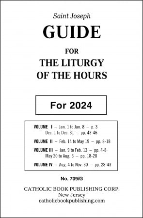 2024 Liturgy Of Hours Guide (Large Print)