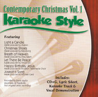 Karaoke Style: Contemporary Christmas, Vol. 1