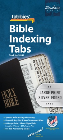 Tabbies for Old & New Testament (Large Print | Silver Edge)
