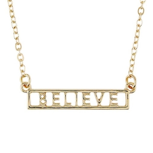 Necklace: Believe (16") (Kingdom Words)