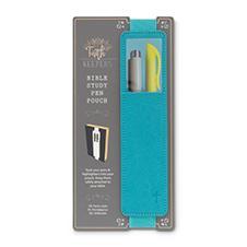 Teal Faith Keepers Bible Study Pen Pouch