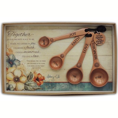 Measuring Spoons: Together Is Our Favorite Place (Set Of 4)