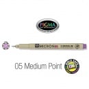 PIGMA Micron 05, Medium Bible Note Pen/Underliner, Violet