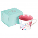 Mug: Make Every Day Count (Pink Petals, Ceramic)