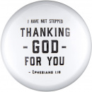 Glass Dome Paperweight: Thanking God For You (3" x 1.25")