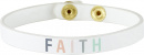 Bracelet: Faith (Snap Leather, Adjustable)