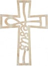 Wall Cross: Jesus (Wooden, 16")