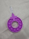 Decade Rosary Pop-It Keychain: Purple