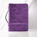 Bible Cover: Do All Things (Purple/LG)