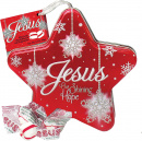 Scripture Candy: Jesus Our Shining Hope (Ornament Star Tin)