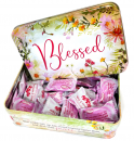 Scripture Candy Tin: Blessed (Strawberry & Cream)
