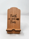 Phone Stand: Faith Over Fear