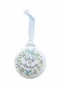 Baby's First Christmas Ornament: Blue