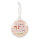 Ornament: My Very First Christmas (Pink)