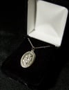 St. Anthony 18" Silver Plated Necklace