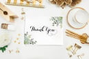 Folded Note Cards: Thank You (Set of 10)