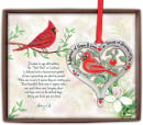 Ornament: Cardinal Heart (With Card & Gift Box)
