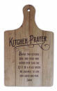 Wall Plaque: Kitchen Prayer (Paddle Shape)
