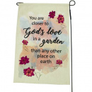 Garden Flag: Closer To God's Love (12" x 18")