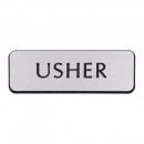 Badge: Usher Pin (Silver)