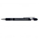 Pen: Strong & Courageous (Black Soft Touch)