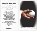 Softball Prayer Card