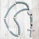 Gregory Silicone Rosary (Blue and Glacier Gray)